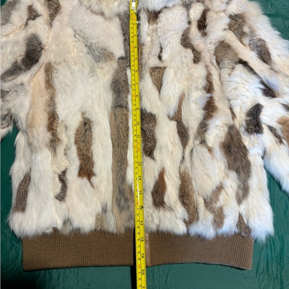 Vintage rabbit fur jacket Size M - Picture 7 of 8